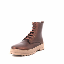 Chaussures Montantes en Cuir Bronze GBB