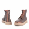 Chaussures Montantes en Cuir Bronze GBB