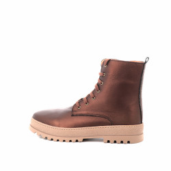 Chaussures Montantes en Cuir Bronze GBB