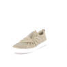 ballerines vert kaki en cuir