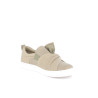 ballerines vert kaki en cuir