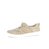 ballerines vert kaki en cuir