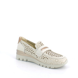Mocassins Pikolinos beige en cuir
