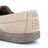 Mocassin TBS beige en cuir