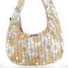 Sac à main en coton orange Les Tropéziennes