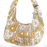 Sac à main en coton orange Les Tropéziennes