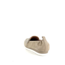 Mocassins en cuir beige Fugitive