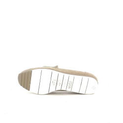 Mocassins en cuir beige Fugitive