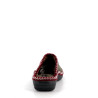 Chaussons ouverts rouge et vert Kaki Semelflex