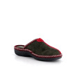 Chaussons ouverts rouge et vert Kaki Semelflex