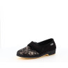 Chausson Semelflex noir à talon