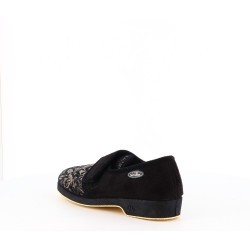 Chausson Semelflex noir à talon