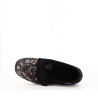 Chausson Semelflex noir à talon