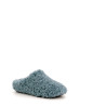 chaussons Verbenas en moumoutte bleu turquoise