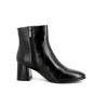 Bottines à talons en cuir noir Regarde Le Ciel