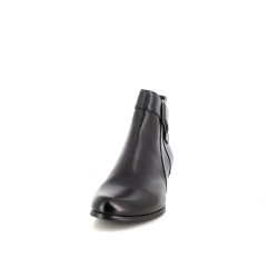 Bottines en cuir noir Regarde Le Ciel