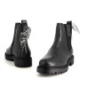 Boots en cuir noir GoodStep