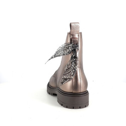 Boots en cuir bronze Goodstep