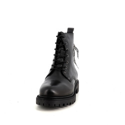Boots en cuir noir GoodStep