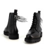 Boots en cuir noir GoodStep