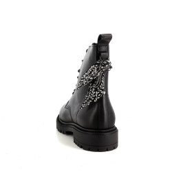 Boots en cuir noir GoodStep