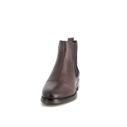 Bottines en cuir marron GoodStep
