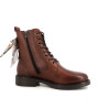 Boots montantes en cuir marron GoodStep