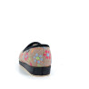 Chaussons Femme Multicolores à Motifs Fleurs Brodés Semelflex