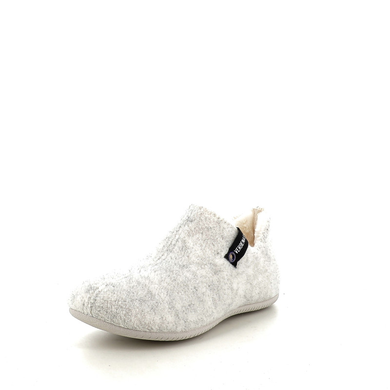 Chaussons blancs chinés gris Verbenas