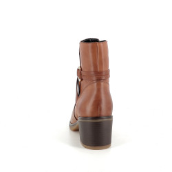 Bottines marrons en cuir Remonte