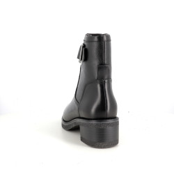Bottines en cuir noir Marco Tozzi