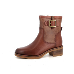 Boots en cuir marron Marco Tozzi
