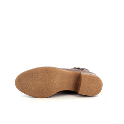 Boots en cuir marron Marco Tozzi