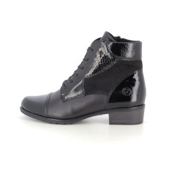 Bottines Noires en Cuir Remonte