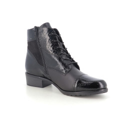 Bottines Noires en Cuir Remonte