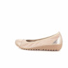 Ballerines Beiges et Dorées en Cuir CAPRICE