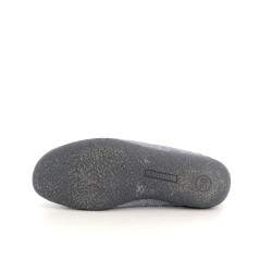 Pantoufles Grises avec Nœud SEMELFLEX