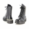 Bottines Noires Avec Motif Rieker
