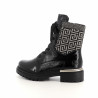 Bottines Noires Avec Motif Rieker