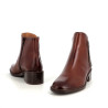 Bottines en cuir marron Mam'Zelle