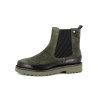 Boots en cuir vert Emilie Karston