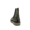 Boots en cuir vert Emilie Karston