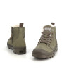 Boots en cuir vert Palladium
