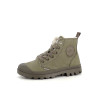 Boots en cuir vert Palladium