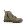 Boots en cuir vert Palladium