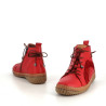 Baskets en cuir rouge Pedro Torres