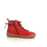 Baskets en cuir rouge Pedro Torres