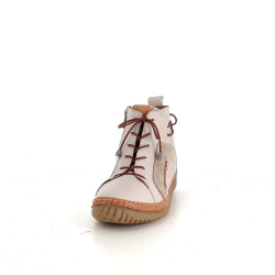 Baskets en cuir gris Pedro Torres