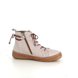 Baskets en cuir gris Pedro Torres