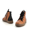 Baskets montantes en cuir marron Pedro Torres